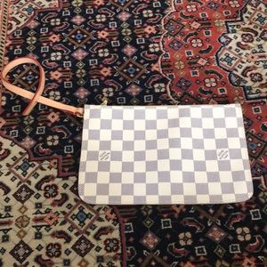 Authentic Louis Vuitton Damier Azur wristlet